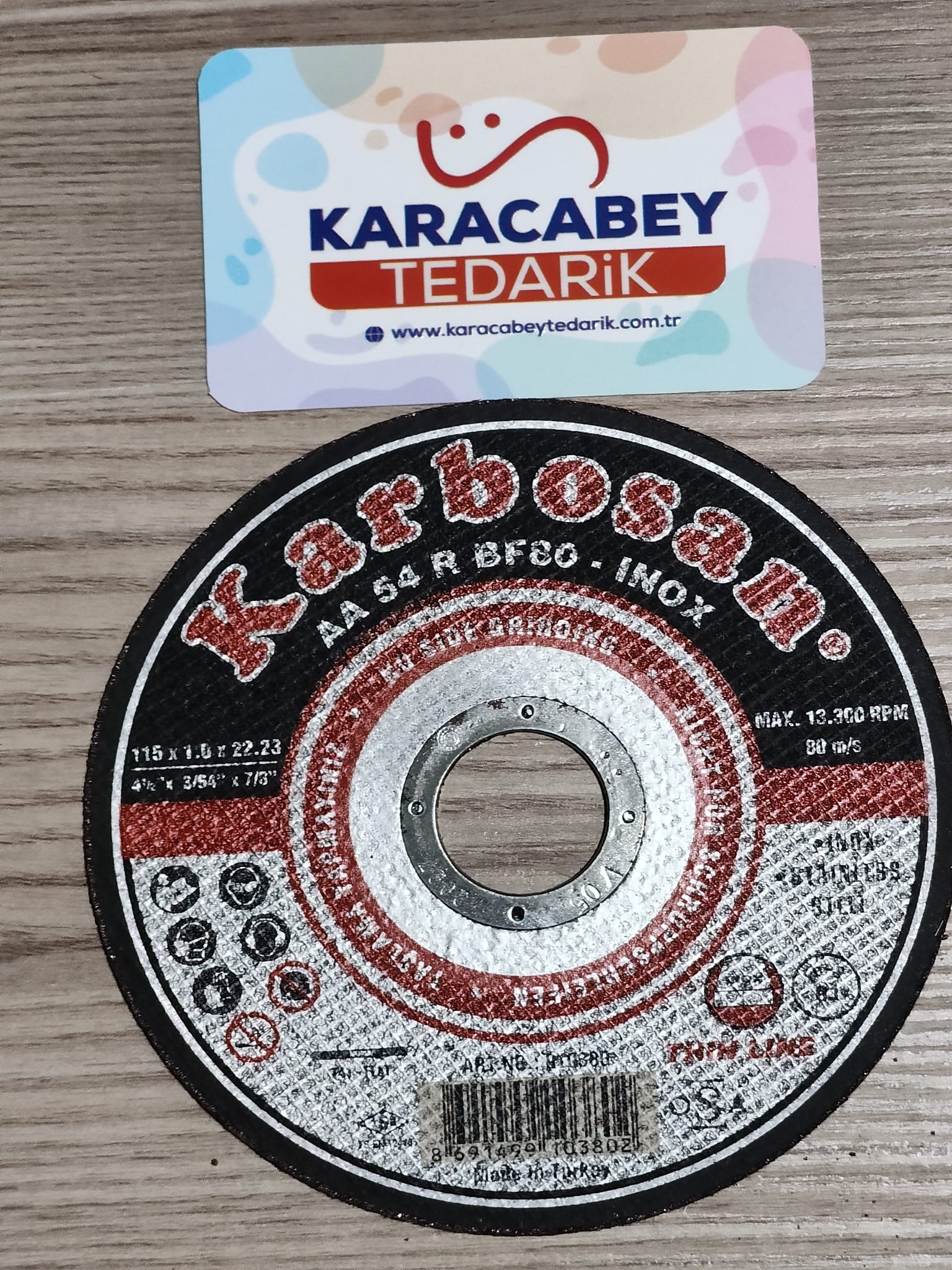 KARBOSAN KESİCİ 115 İNOX